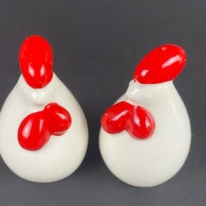 Vtg Japan ROOSTER HEN CHICKEN Salt Pepper Shakers